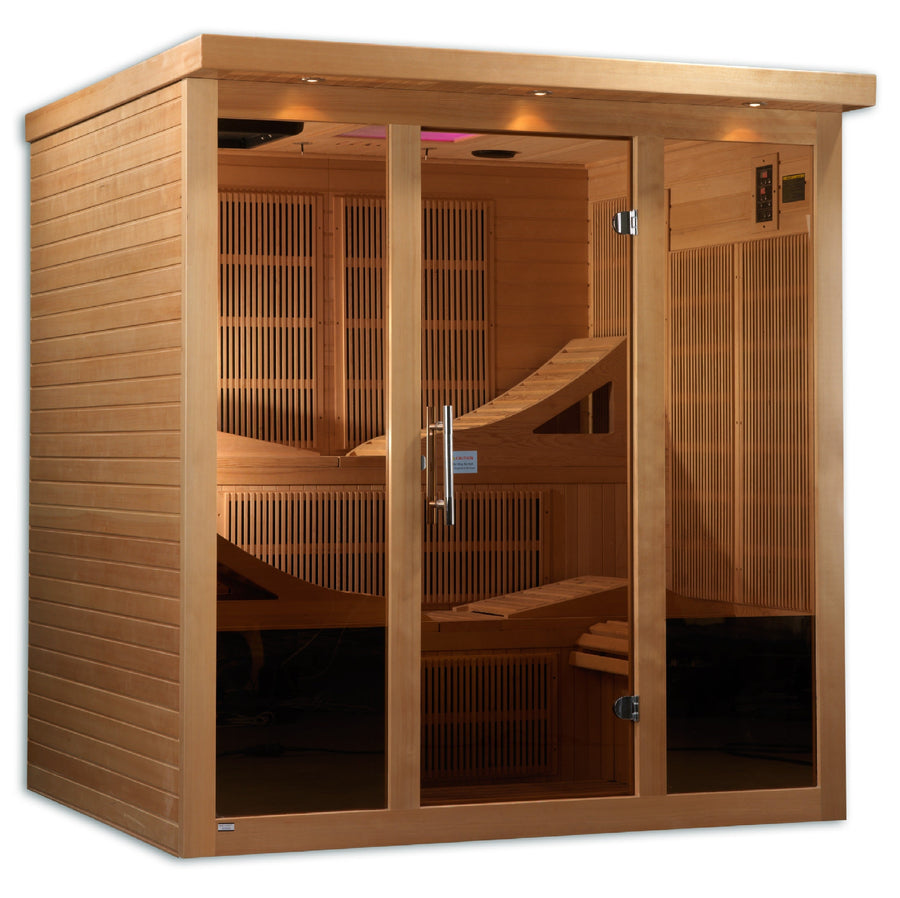 Golden Designs Monaco 6 Person Near Zero EMF Far Infrared Sauna