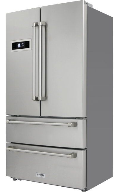 Thor Kitchen Appliance Package - 36 Inch Gas Range, Refrigerator, Dishwasher, AP-LRG3601U-2