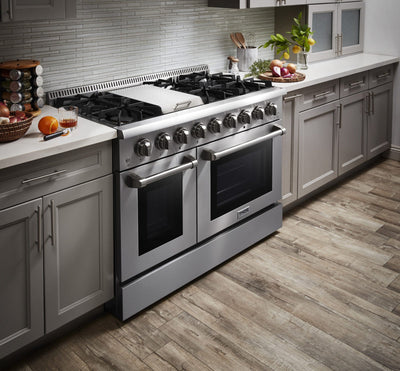 Thor Kitchen 48 Inch Professional Dual Fuel Range in Stainless Steel (HRD4803)