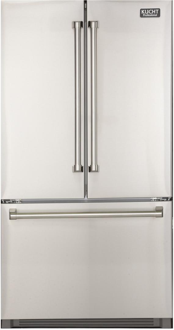 Kucht Professional 36 in. 26.1 cu. ft. French Door Refrigerator in Stainless Steel, K748FDS