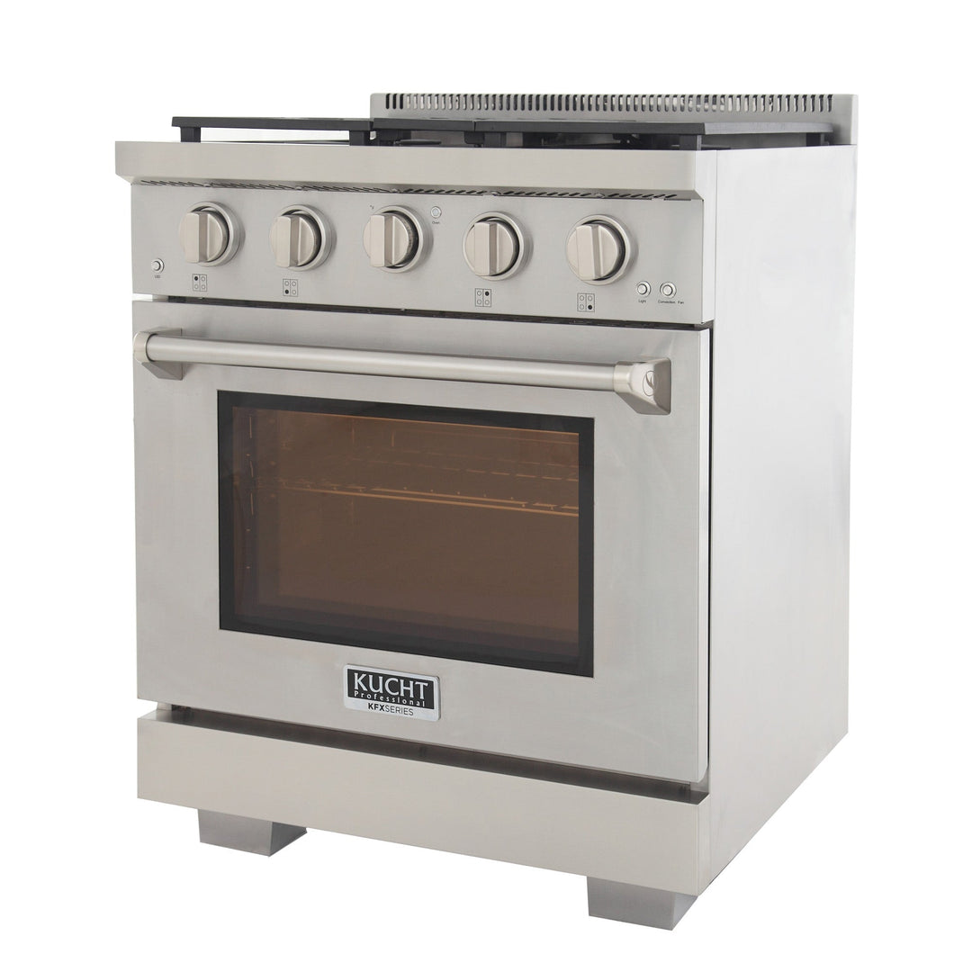 Kucht Professional 30 in. 4.2 cu ft. Natural Gas Range with Color Knobs, KFX300 / KFX300/LP