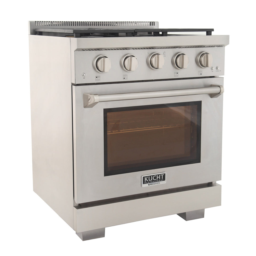 Kucht Professional 30 in. 4.2 cu ft. Natural Gas Range with Color Knobs, KFX300 / KFX300/LP