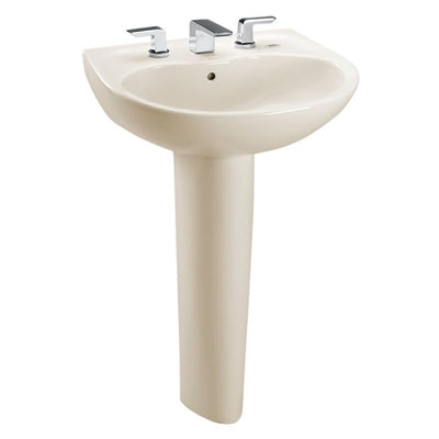 TOTO Supreme 19.63" Pedestal Lavatory with CeFiONtect - LPT241
