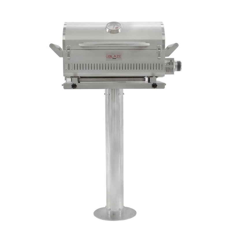 Blaze 10 in. Pedestal for the Portable Marine Grade Grill (BLZ-PRTPED-MG10)
