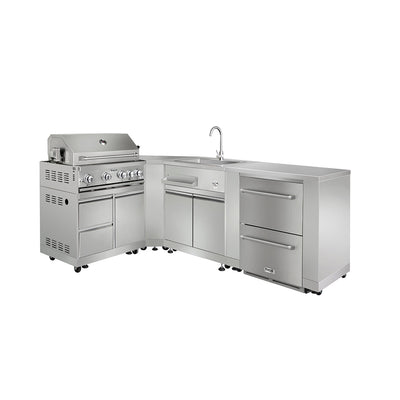 Thor Kitchen Outdoor Kitchen Corner Cabinet in Stainless Steel (MK06SS304)