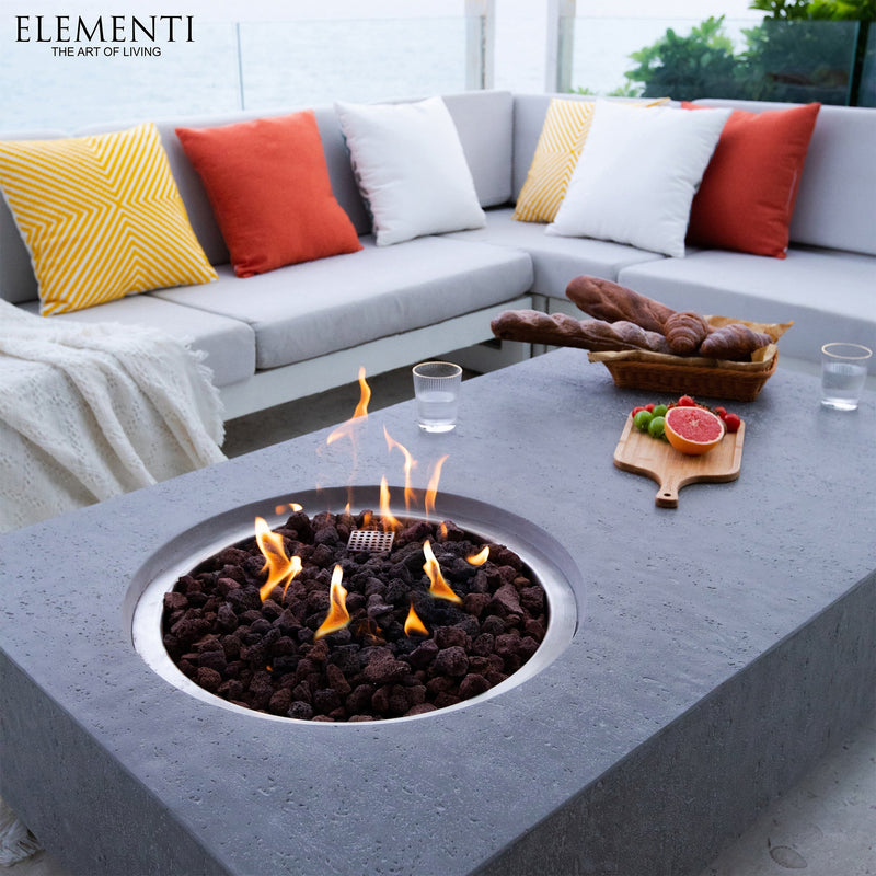 Elementi Metropolis Cast Concrete Fire Table (OFG104)