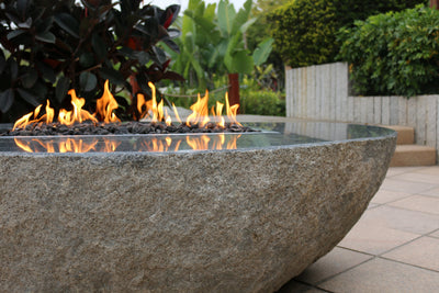 Bethlehem Granite Boulder Natural Stone fire table (OFS005)