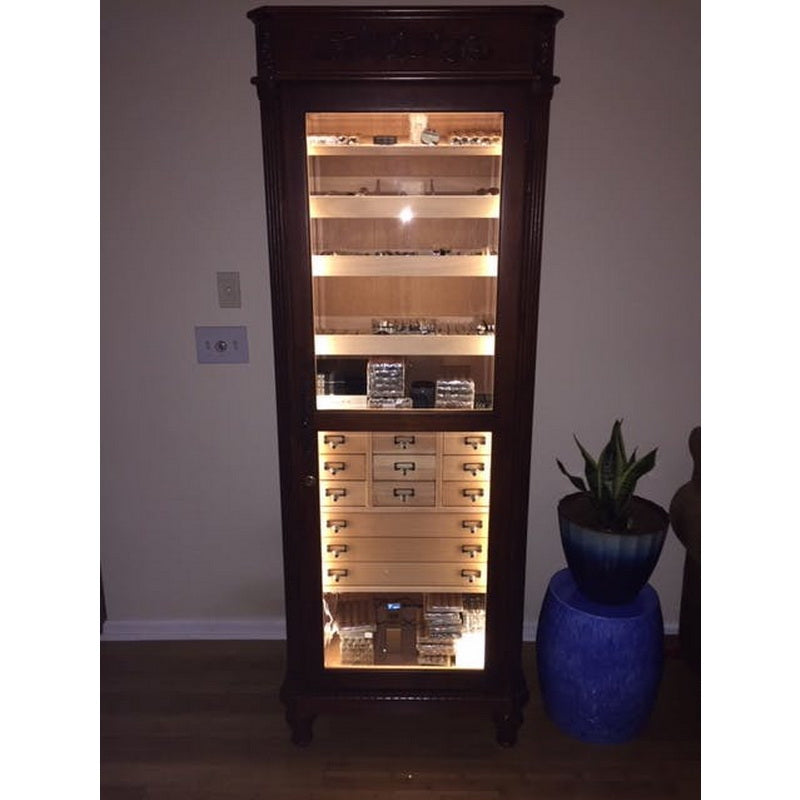 Olde English Display Cabinet Humidor by Quality Importers