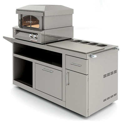 Alfresco 30-Inch Deluxe Pizza Oven Prep Cart (AXE-PZA-PPC)