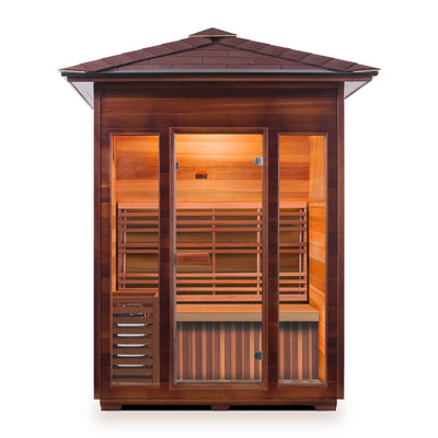Enlighten Sunrise 3 Person Dry Traditional Sauna T-17377