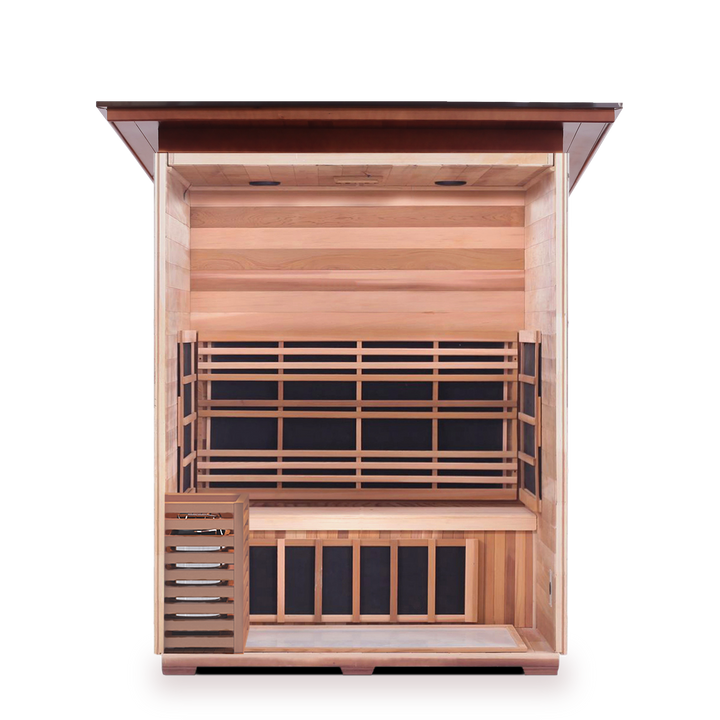 Enlighten Sapphire 3 Person Hybrid Infrared/Traditional Sauna H-16377
