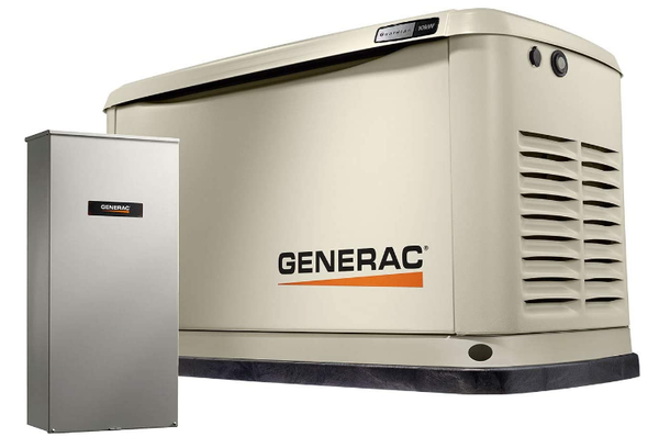 Generac | Guardian 10kW Home Backup Generator with 16-circuit Transfer Switch WiFi-Enabled - 7172