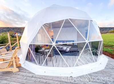 Phoenix Domes | Medium Frame 4 Season Glamping Package Dome - 23'/7m
