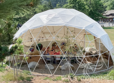 Phoenix Domes | Medium Frame 4-Season Glamping & Yoga Package Dome - 33'/10m