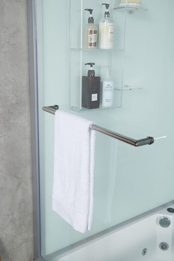 Maya Bath White Platinum Catania Steam Shower - Right (105)