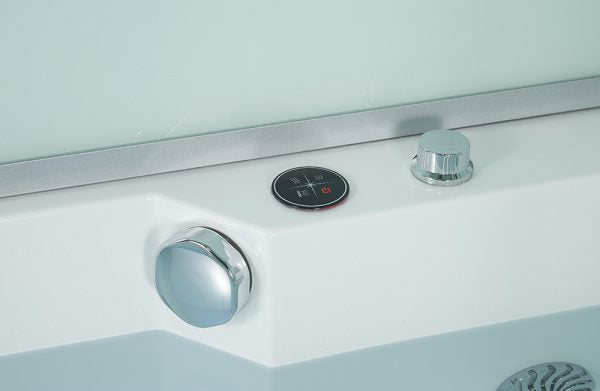 Maya Bath White Platinum Catania Steam Shower - Right (105)