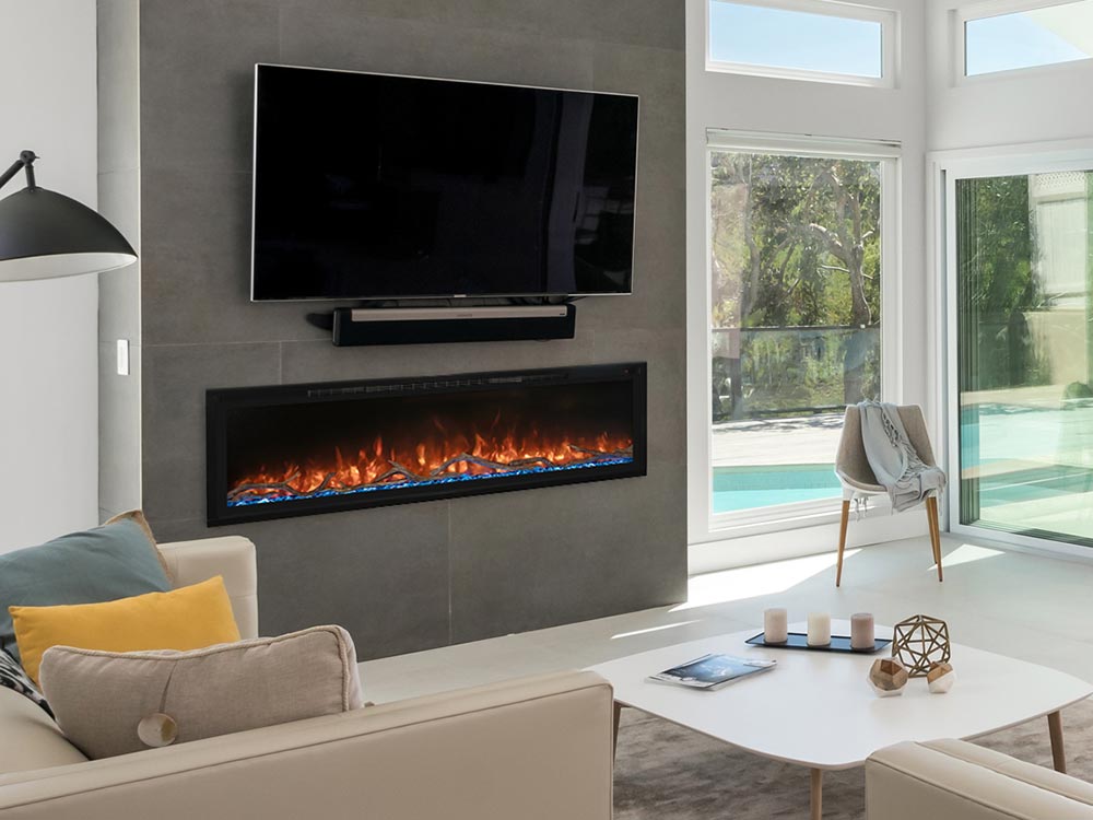 Modern Flames 60-in Spectrum Slimline Built-In Electric Fireplace