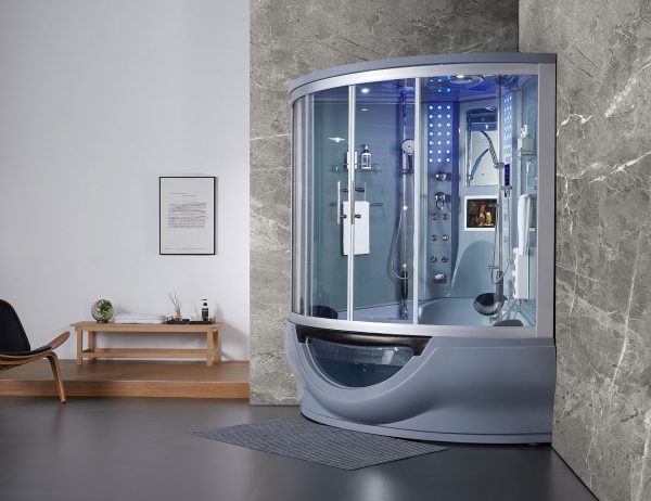 Maya Bath Grey Platinum Superior Steam Shower (103)