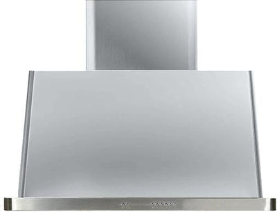 ILVE 36 in. Majestic Stainless Steel Wall Mount Range Hood with 850CFM Blower, UAM90SS