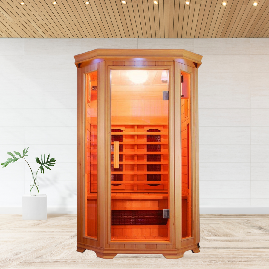 SunRay Heathrow 2-Person Infrared Sauna (HL200W)