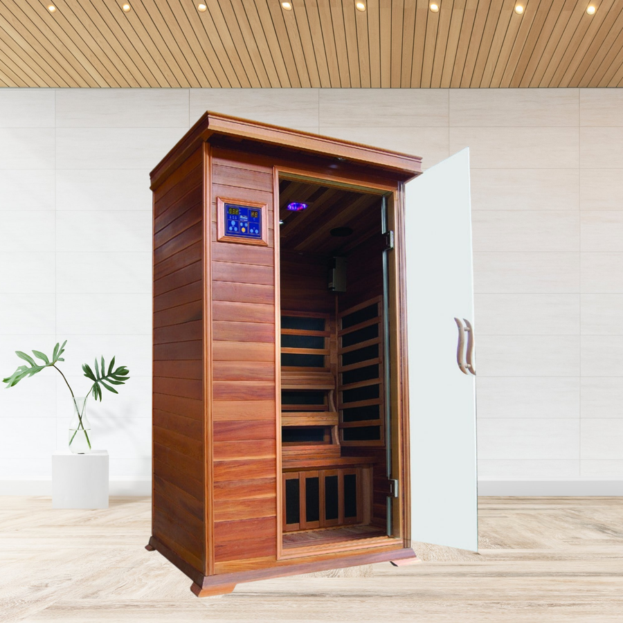 SunRay Sedona 1 Person Cedar Infrared Sauna (HL100K)