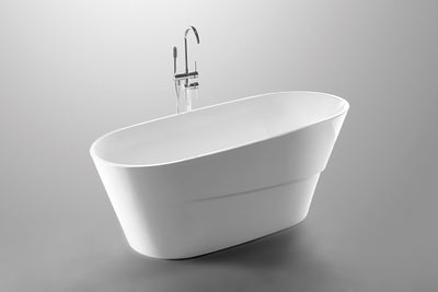 Vanity Art 67 in. x 31 in. Acrylic Freestanding Soaking Bathtub, VA6521