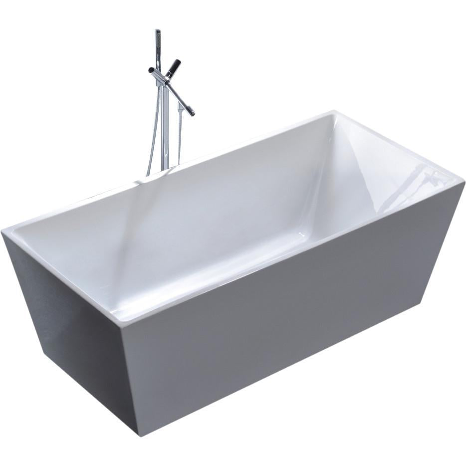 Vanity Art 67 in. x 31 in. Freestanding Soaking Bathtub, VA6813-L