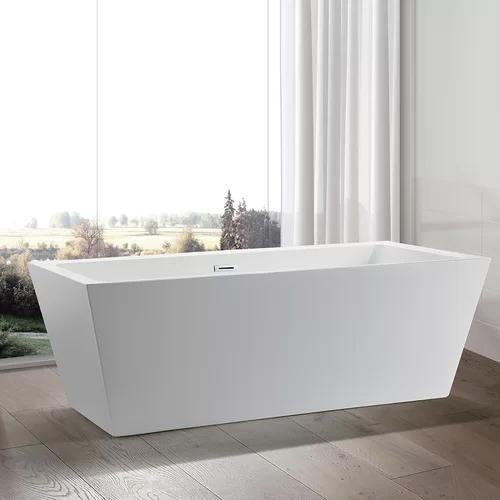 Vanity Art 67 in. Freestanding Soaking Bathtub, VA6814-L