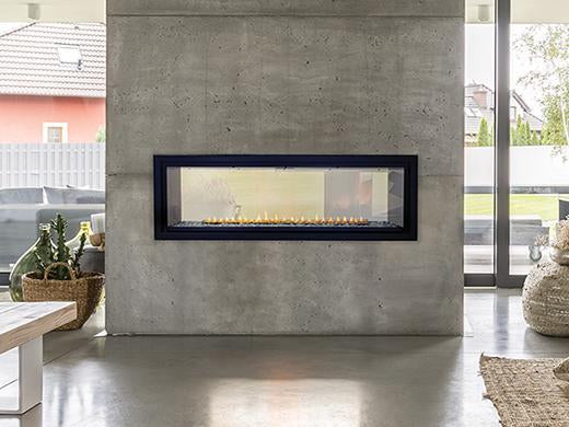 Empire Comfort Systems 48" Boulevard Vent Free Linear See-Through Fireplace VFLB48SP90