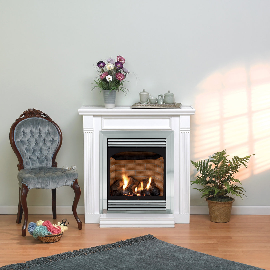 Empire Comfort Systems 26" Vail Deluxe Vent-Free Fireplace/Mantel Combination VFD26FM30