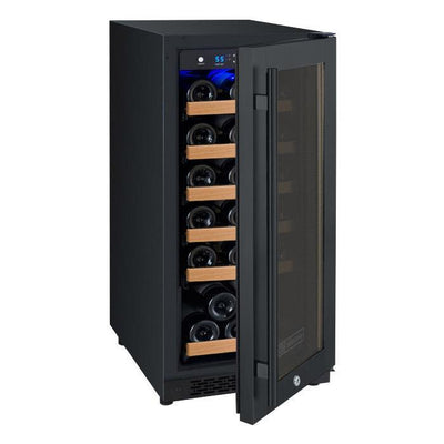 Allavino 15" Wide FlexCount II Tru-Vino 30 Bottle Single Zone Black Wine Refrigerator (VSWR30-1BR20)
