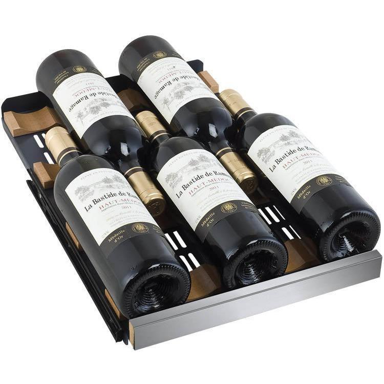 Allavino 15" Wide FlexCount II Tru-Vino 30 Bottle Single Zone Stainless Steel Left Hinge Wine Refrigerator (VSWR30-1SL20)