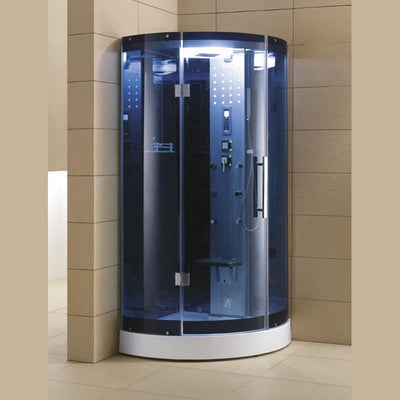 Mesa Blue Glass Walk-In Steam Shower (WS-302A)