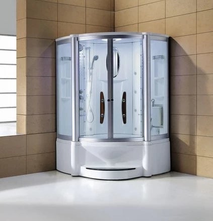 Mesa Clear Glass Steam Shower with Jetted Tub (WS-600A)