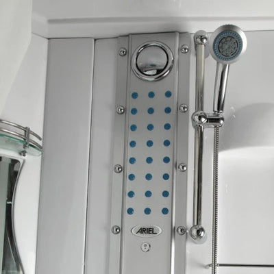 Mesa Clear Glass Steam Shower with Jetted Tub (WS-600A)