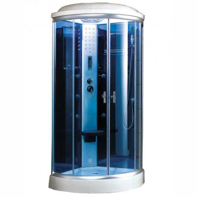 Mesa Blue Glass Steam Shower (WS-9090K)