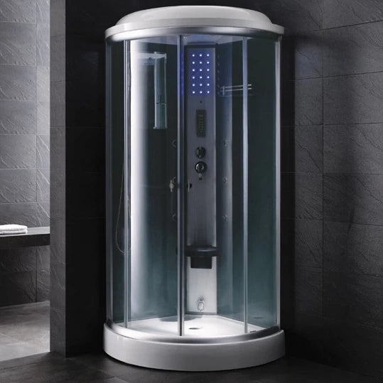 Mesa Clear Glass Steam Shower (WS-9090C)