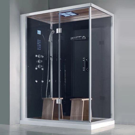 Athena Black Steam Shower (WS141-Black)