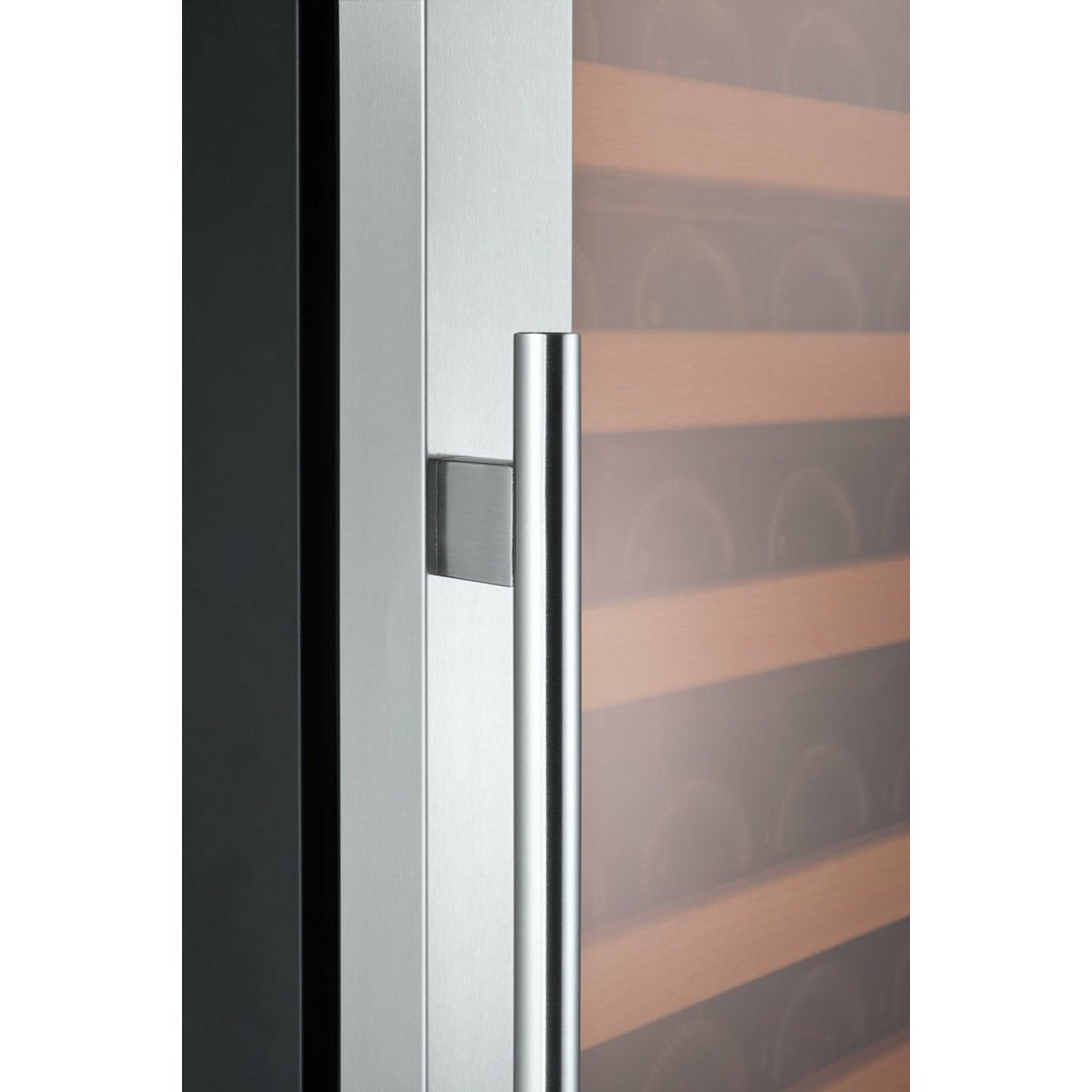 Allavino 24" Wide FlexCount Classic II Tru-Vino 174 Bottle Single Zone Stainless Steel Left Hinge Wine Refrigerator (YHWR174-1SL20)