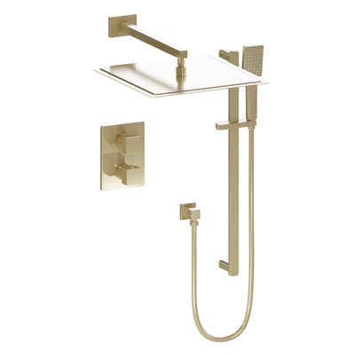 ZLINE Crystal Bay Thermostatic Shower System with color options (CBY-SHS-T2)