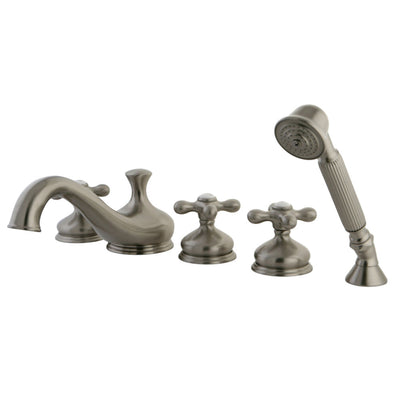 Kingston Brass KS33355AX Roman Tub Faucet with Hand Shower,