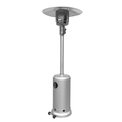 Aleko Outdoor Propane Patio Heater with Adjustable Thermostat - 44,000 BTU - Silver EPHSSIL-AP