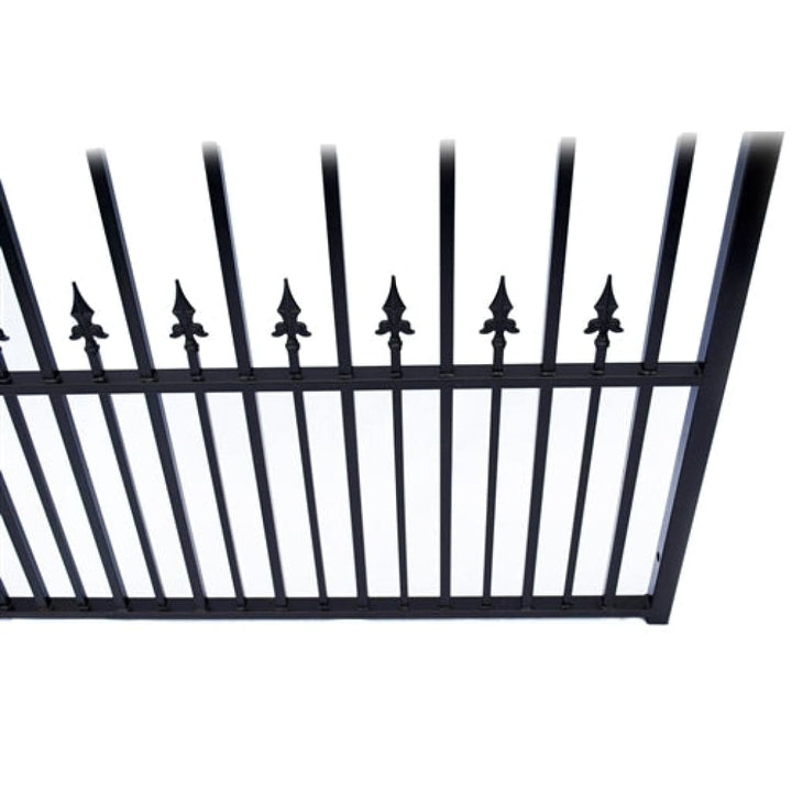 Aleko Steel Dual Swing Driveway Gate Prague Style 14 x 6 ft DG14PRAD-AP