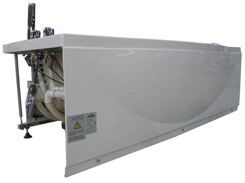 EAGO Left Drain Acrylic White Whirlpool Bathtub w Fixtures 6 ft. - AM189ETL-L