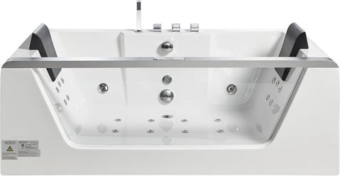 EAGO Clear Rectangular Acrylic Whirlpool Bathtub for Two 6 ft. - AM196ETL