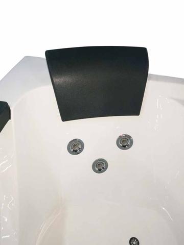 EAGO Clear Rounded Right Corner Acrylic Whirlpool Bathtub 5 ft. - AM198ETL-R
