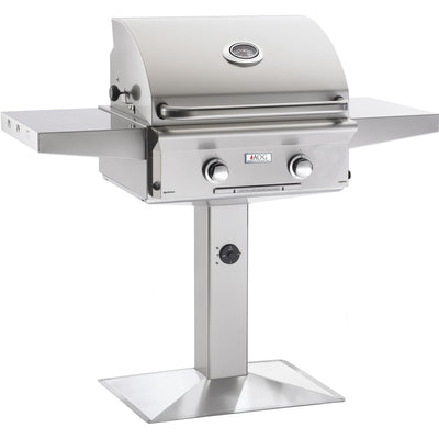 American Outdoor Grill 24" L-Series 2-Burner Freestanding Propane Gas Grill on Pedestal (24PPL-00SP)