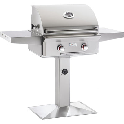 American Outdoor Grill 24" T-Series Freestanding 2-Burner Natural Gas Grill on Pedestal (24NPL-00SP)