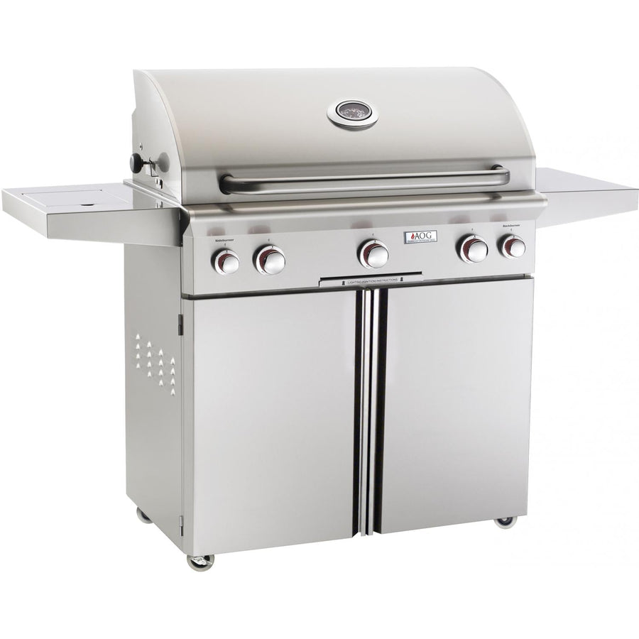 American Outdoor Grill 36" T-Series 3-Burner Freestanding Gas Grill with Rotisserie & Back Burner (36PCT)