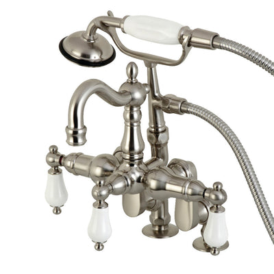 Kingston Brass CC6016T1 Vintage Clawfoot Tub Faucet with Hand Shower,